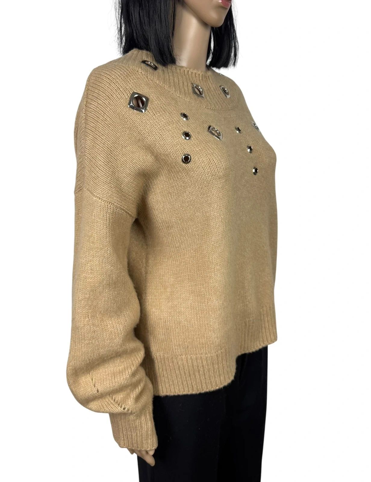 Pinko Pinko Wool Polyamide Sweater With Cut Outs Stylish size L Size L / US 10 / IT 46 - 3 Thumbnail