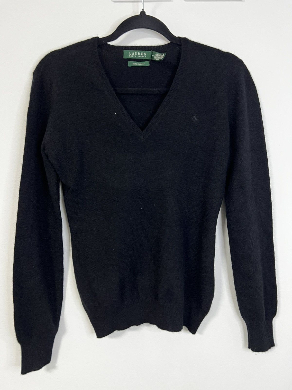 Lauren Ralph Lauren Ralph kauren jersey cashmere black xs sweater Size XS / US 0-2 / IT 36-38 - 1 Thumbnail