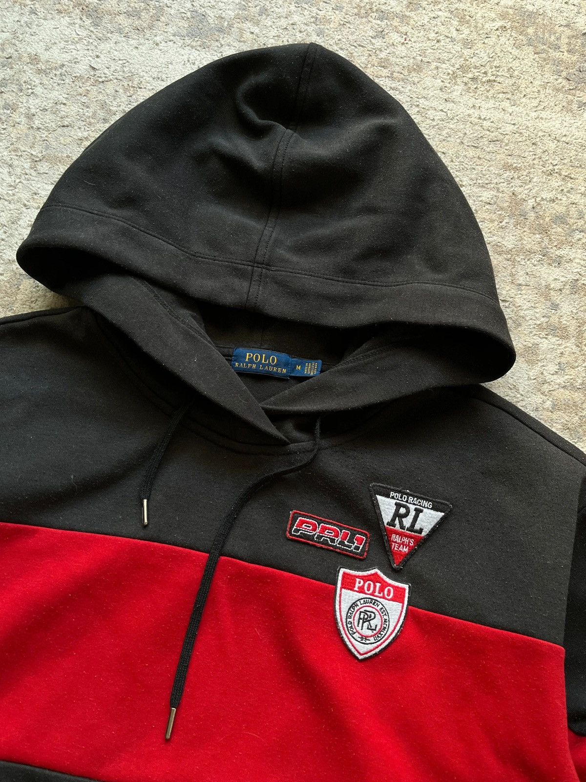 Polo Ralph Lauren Ralph Lauren Polo Racing Retro Hoodie Sz M 2019 Patch Logo Size M / US 6-8 / IT 42-44 - 2 Thumbnail