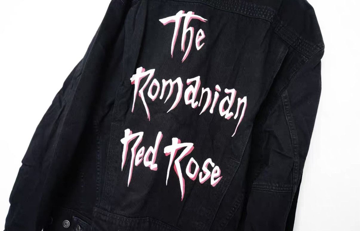 Iroquois Japan Iroquois Glitch Slogan Oversized Denim Jacket Size US S / EU 44-46 / 1 - 4 Thumbnail