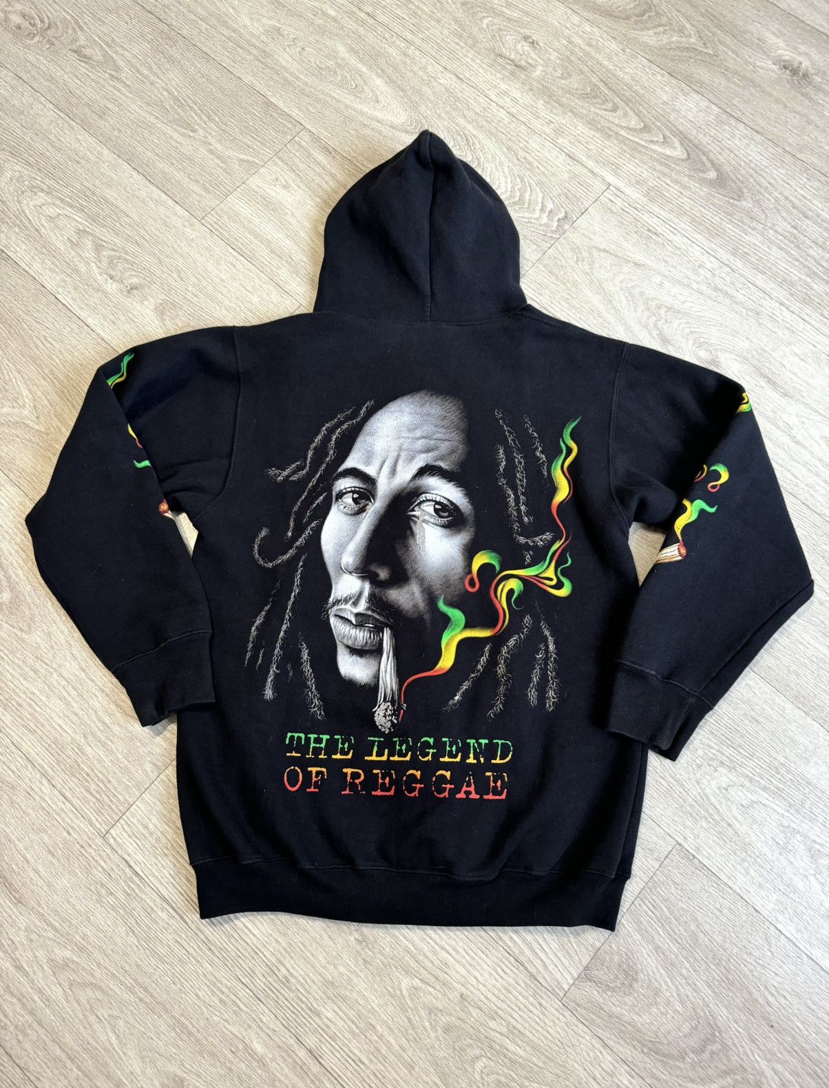 Bob Marley 🔷Vintage Bob Marley Zip Hoodie 90s🔷 Size US S / EU 44-46 / 1 - 5 Thumbnail