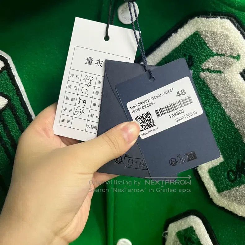 Louis Vuitton Louis Vuitton Green Letter Pattern Patchwork Loose Long Sl Size US M / EU 48-50 / 2 - 4 Thumbnail