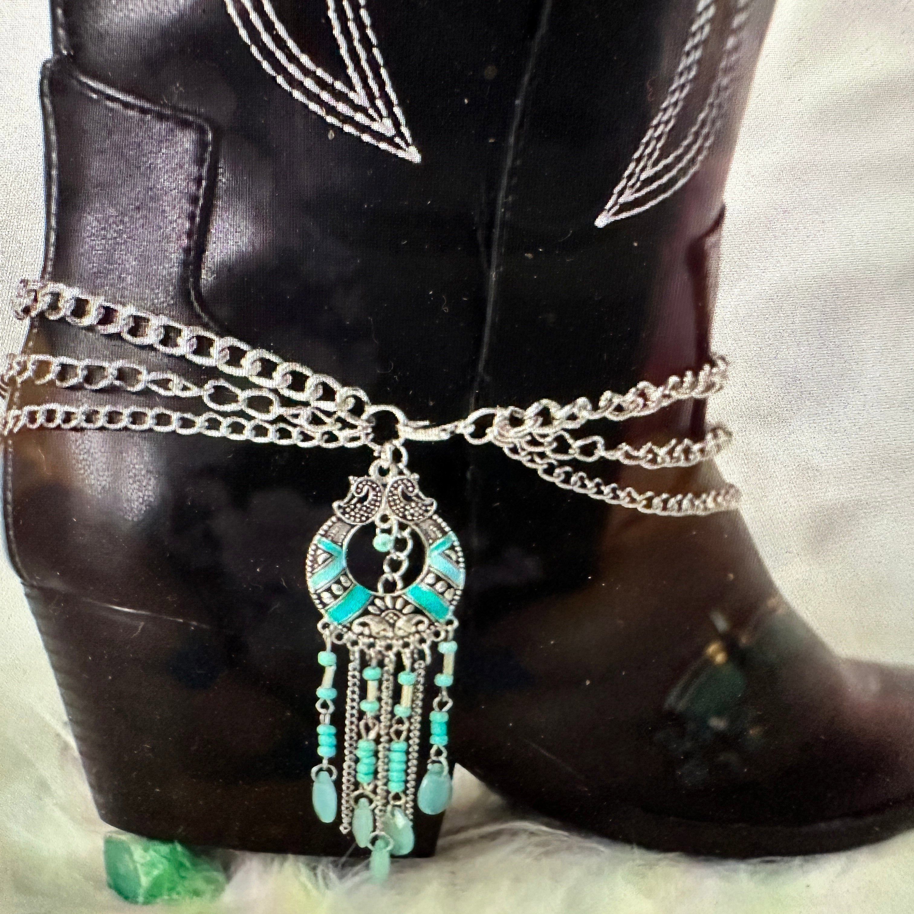 Other Southwest Charm Turquoise Bead Boot Accessory - Fast Shippin Size ONE SIZE - 2 Thumbnail