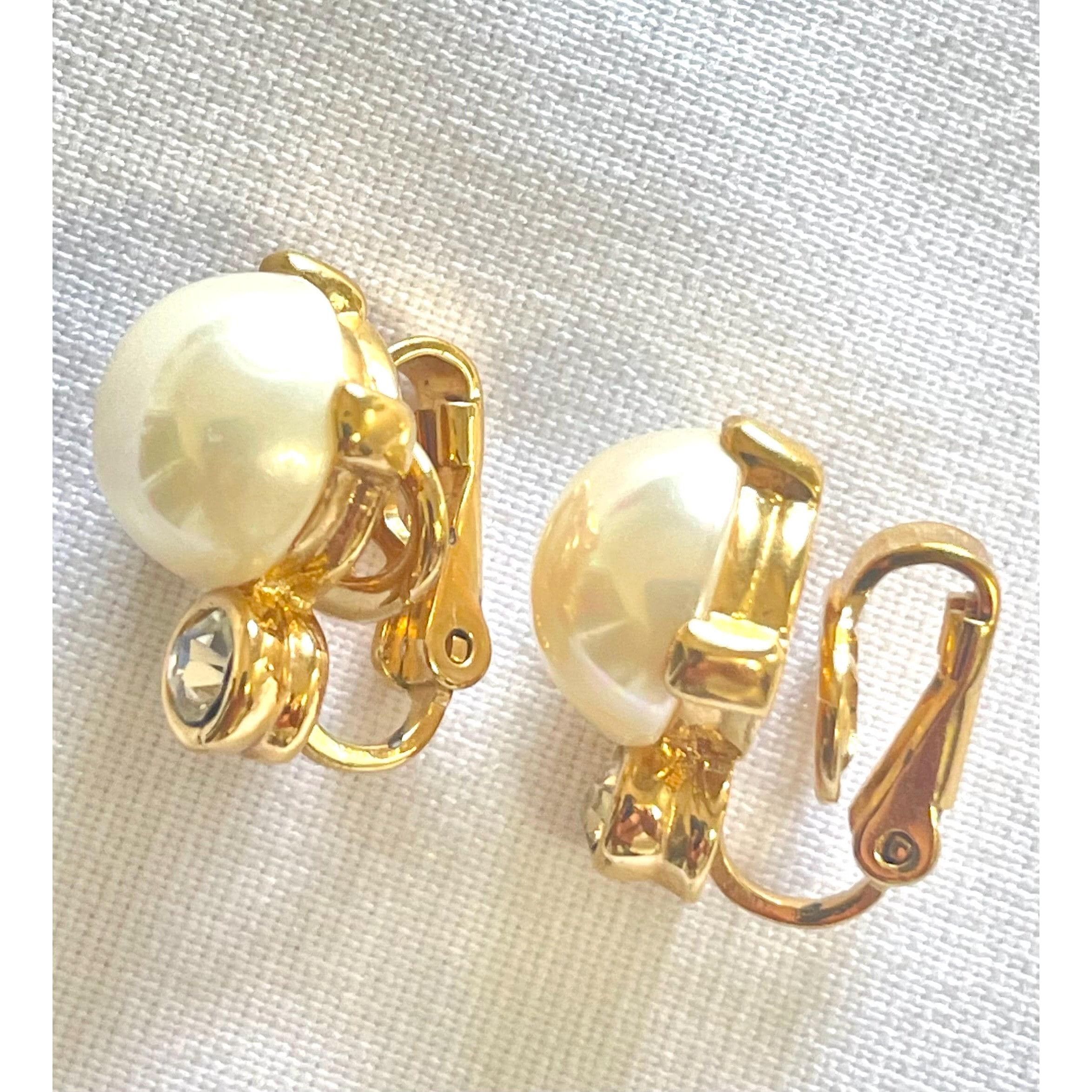 Nina Ricci Vintage Nina Ricci golden frame white faux pearl and crystal Size ONE SIZE - 2 Thumbnail