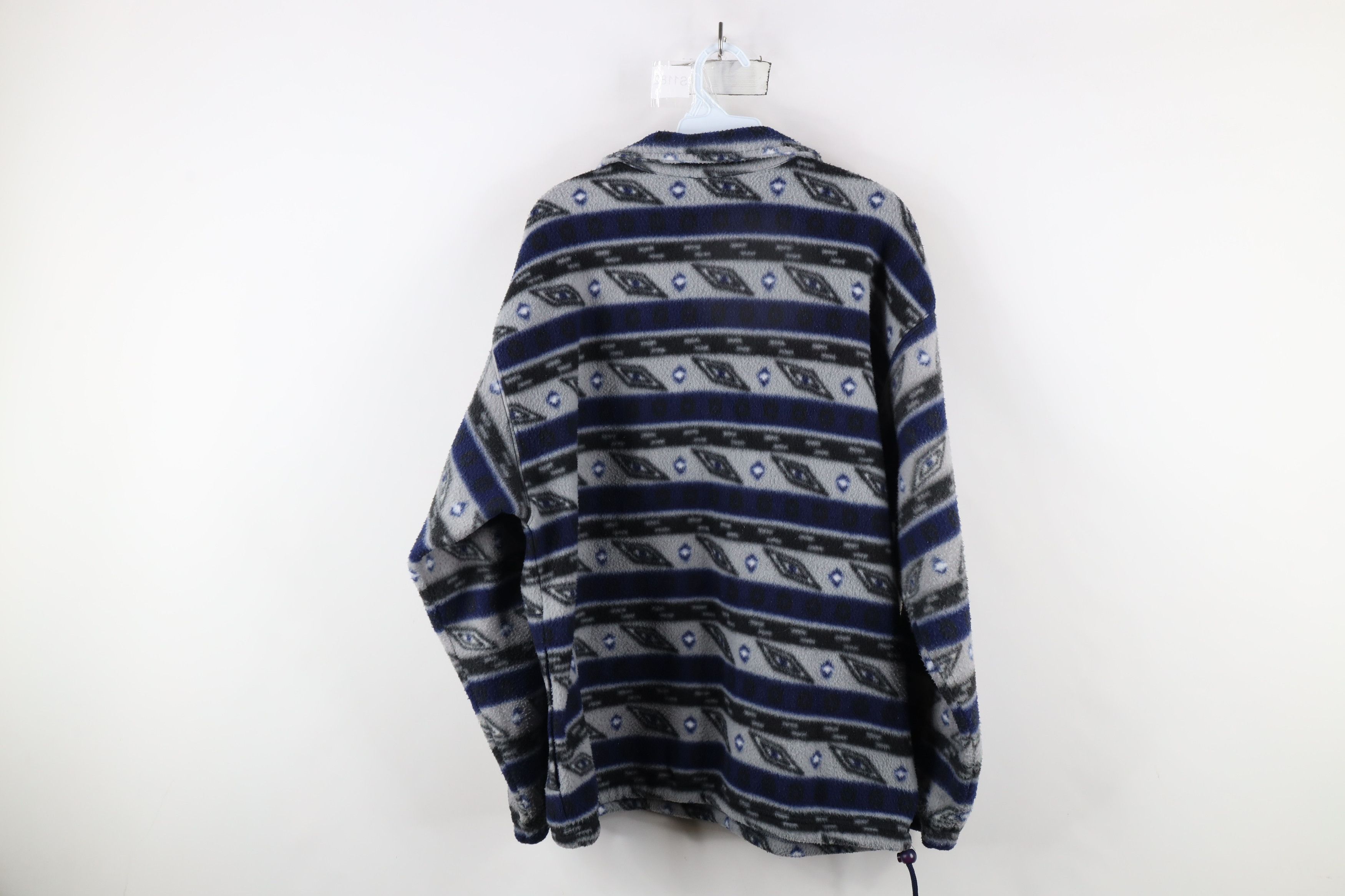 Vintage Vintage 90s Streetwear Southwestern Half Zip Fleece Sweater Size US M / EU 48-50 / 2 - 9 Thumbnail