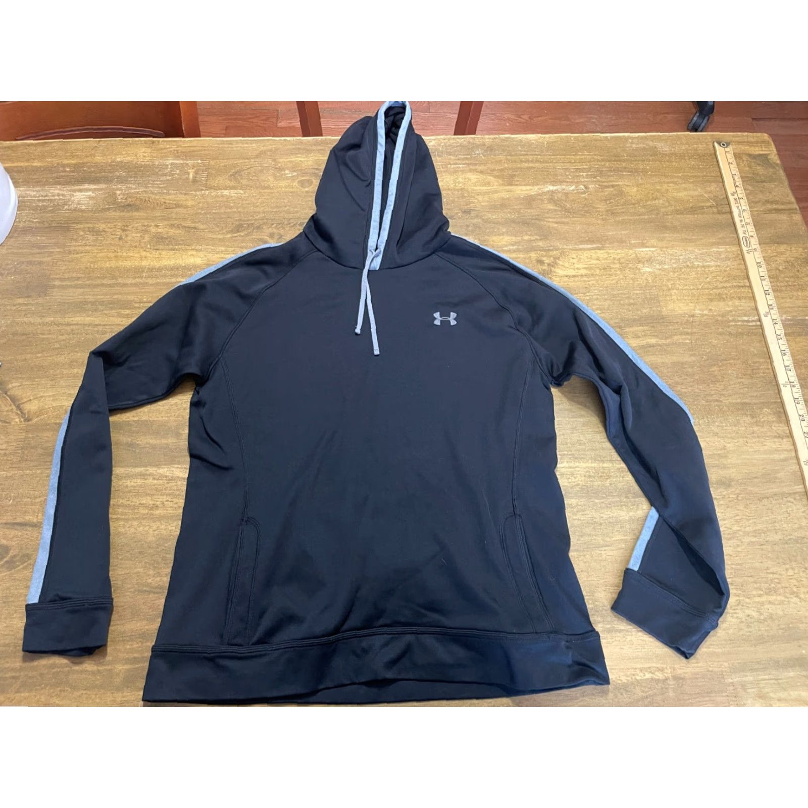 Under Armour Under armour Hoodie Mens Size Large Black Gray Pullover Long Sleeve Logo Size US L / EU 52-54 / 3 - 2 Thumbnail