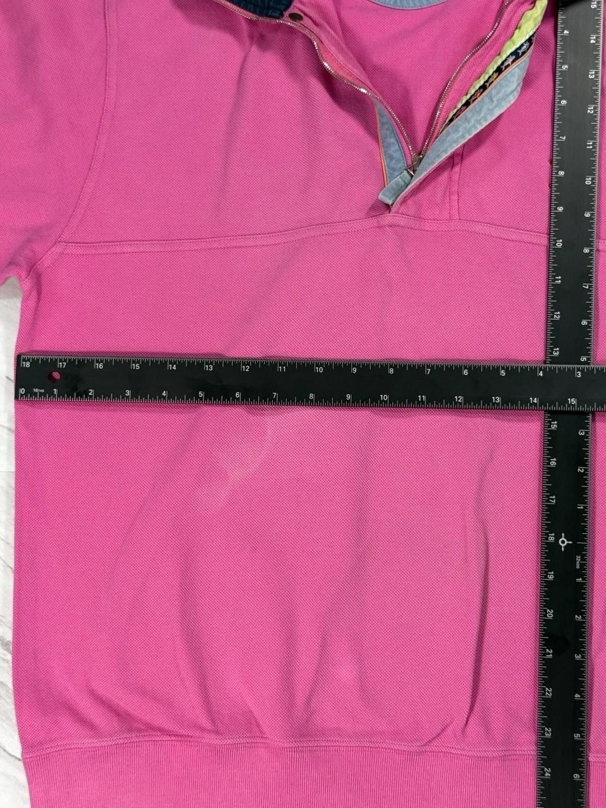 Paul & Shark Paul & Shark Yachting Blue Denim Half Zip Pullover Pink L#8 Size 42R - 10 Thumbnail