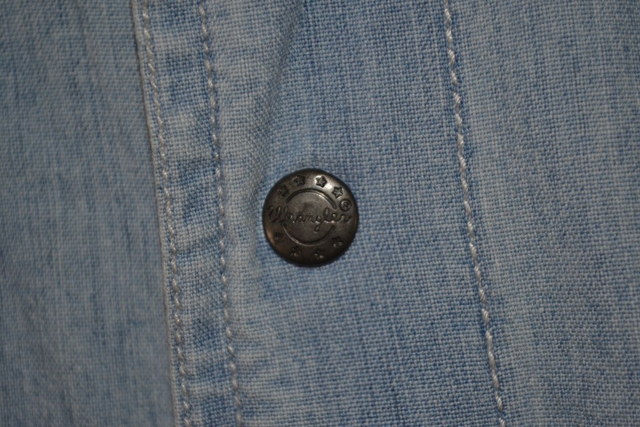 Vintage × Wrangler Vintage Wrangler Wester Embroidered Denim Shirt XXL Size US XXL / EU 58 / 5 - 6 Thumbnail