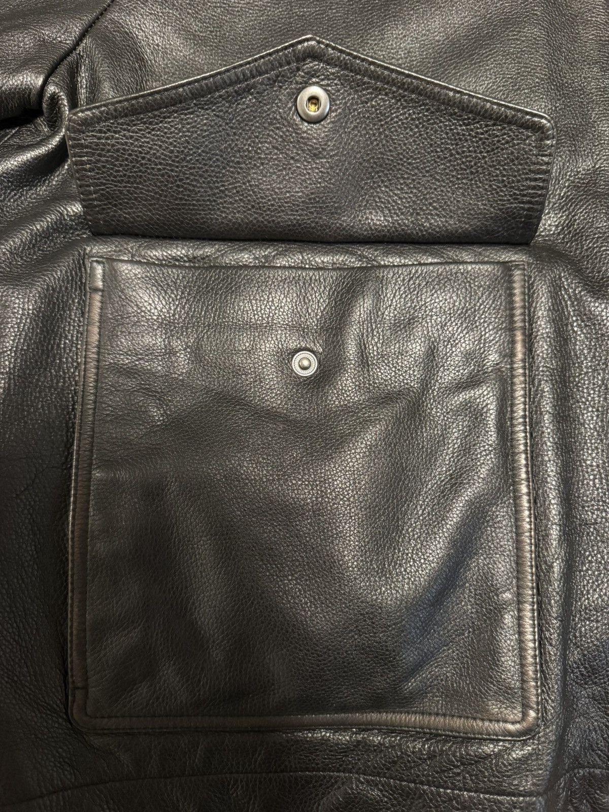 Madewell Madewell Black Leather Flight Jacket Size US XL / EU 56 / 4 - 7 Thumbnail