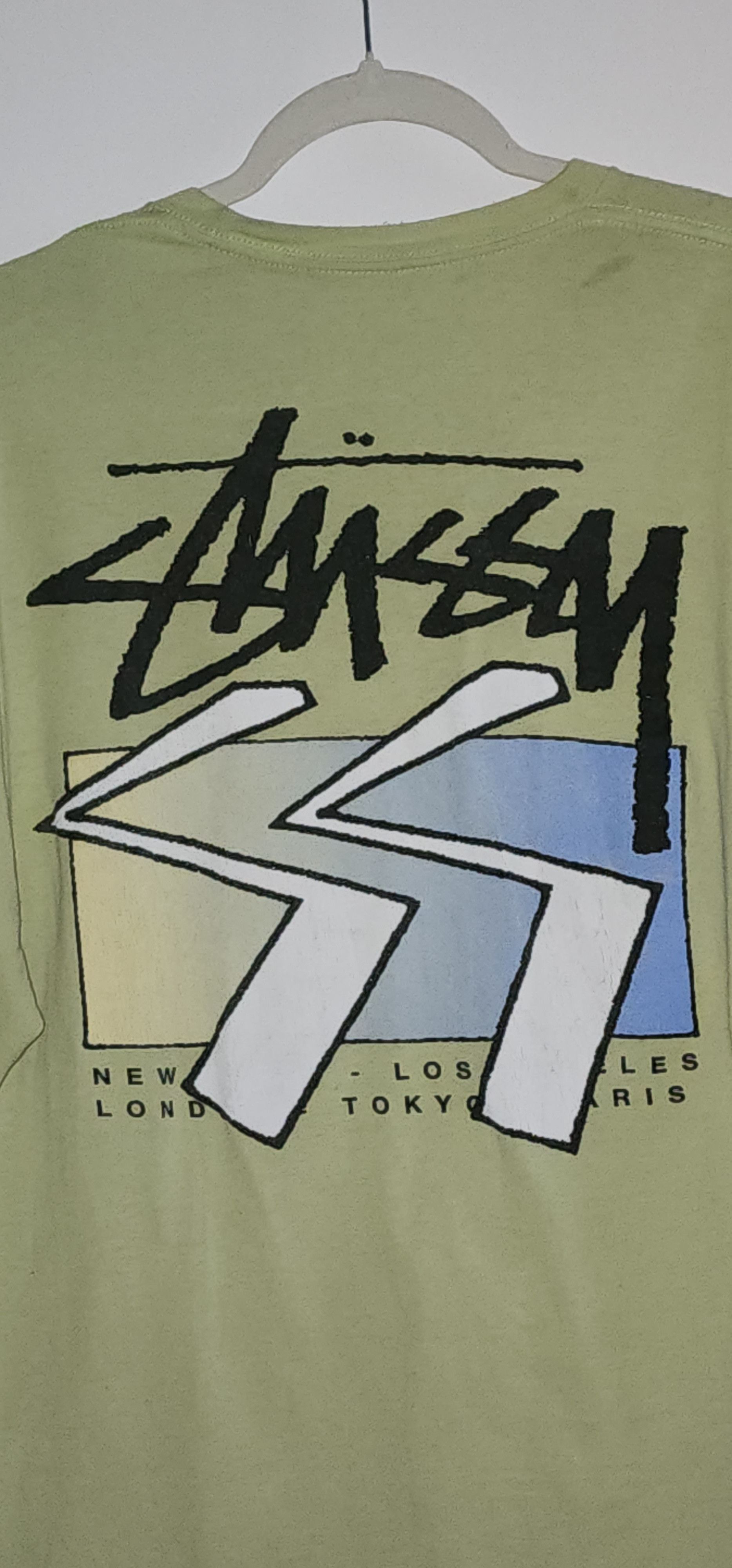Stussy Stussy LS Graphic LimeGreen Tee Size US L / EU 52-54 / 3 - 2 Thumbnail