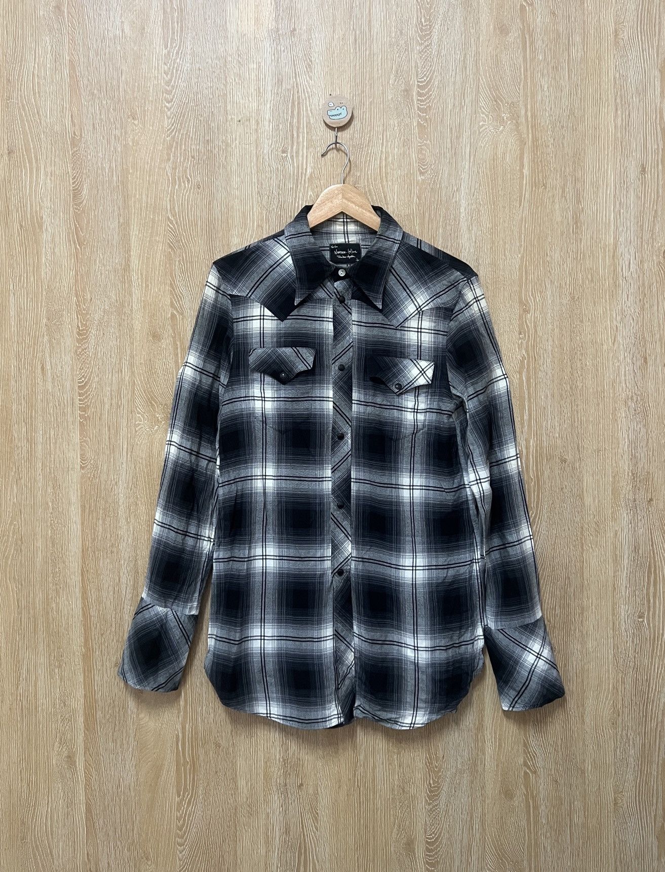 Japanese Brand × Number (N)ine Vtg Number N(ine) Rayon Shirt Size US M / EU 48-50 / 2 - 1 Thumbnail