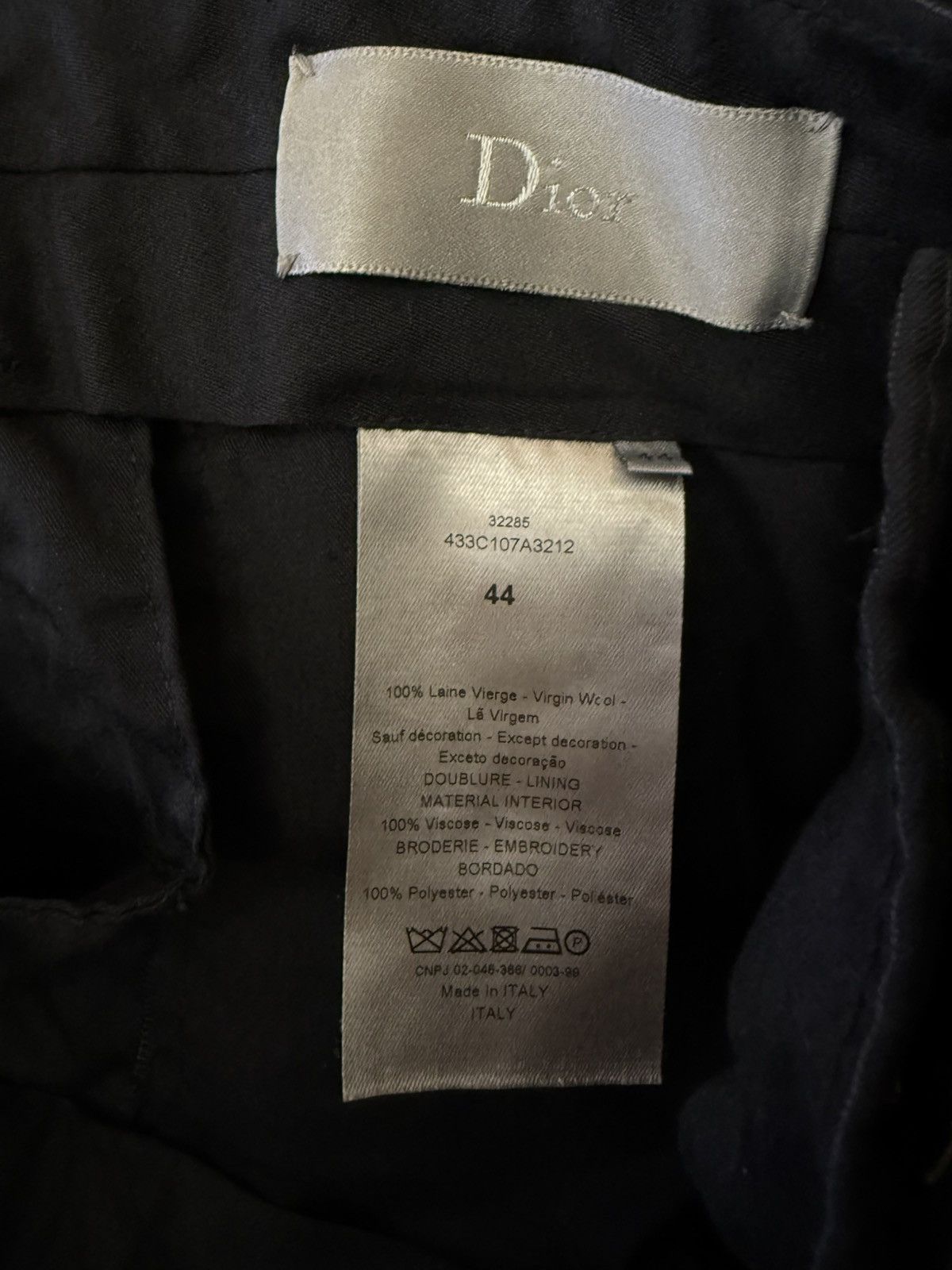 Dior Dior FW14 lily of Valley embroidery blazer suit Size 44R - 9 Thumbnail