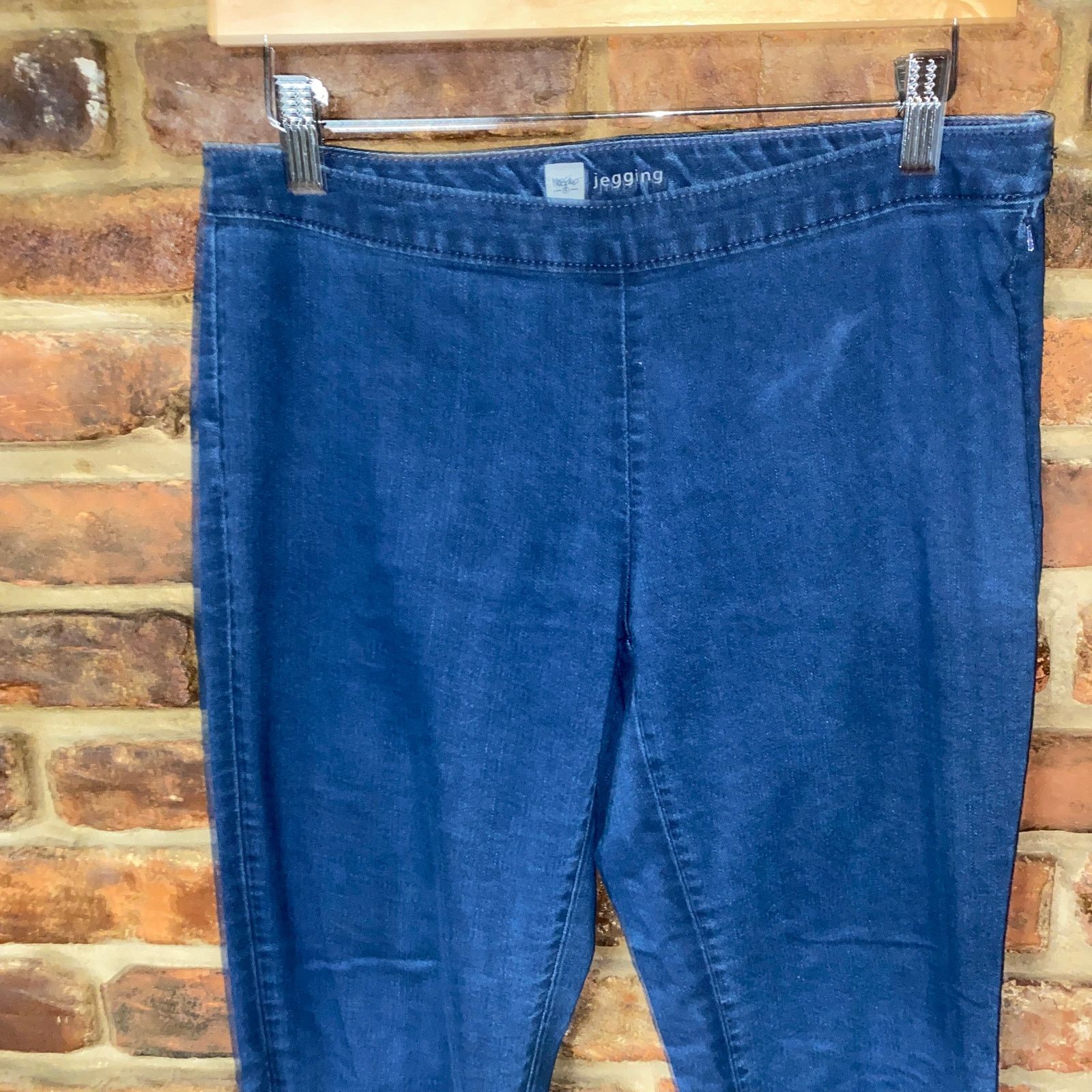 Mossimo Mossimo Dark Wash Blue Denim Skinny Side-Zip Jegging Jeans 6 Size 28" / US 6 / IT 42 - 2 Thumbnail