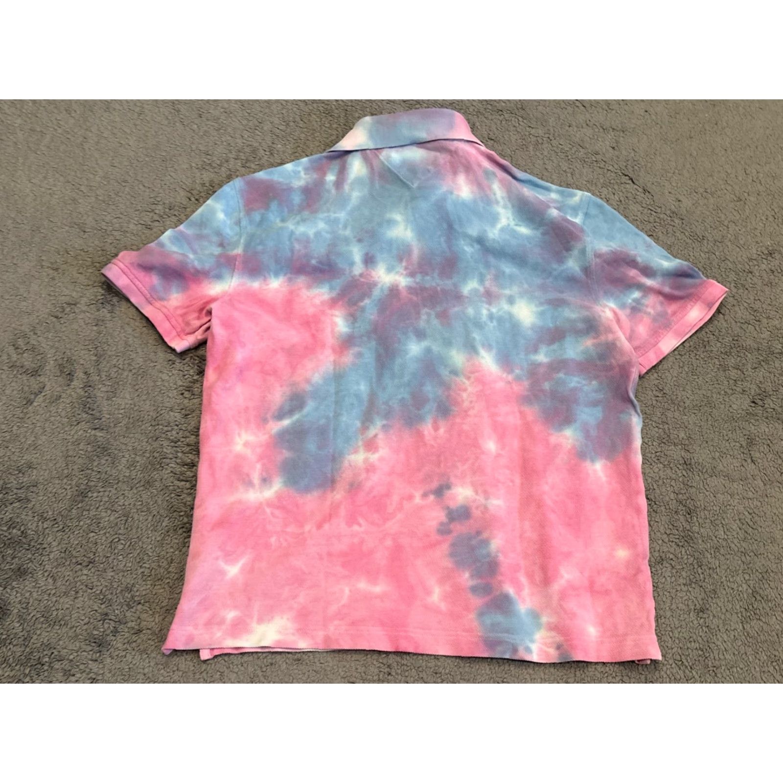 Tommy Hilfiger Tommy Hilfiger Polo Shirt Men's Medium Classic Fit Tie Dye Short Sleeve Preppy Shirt Polo Size US M / EU 48-50 / 2 - 5 Thumbnail