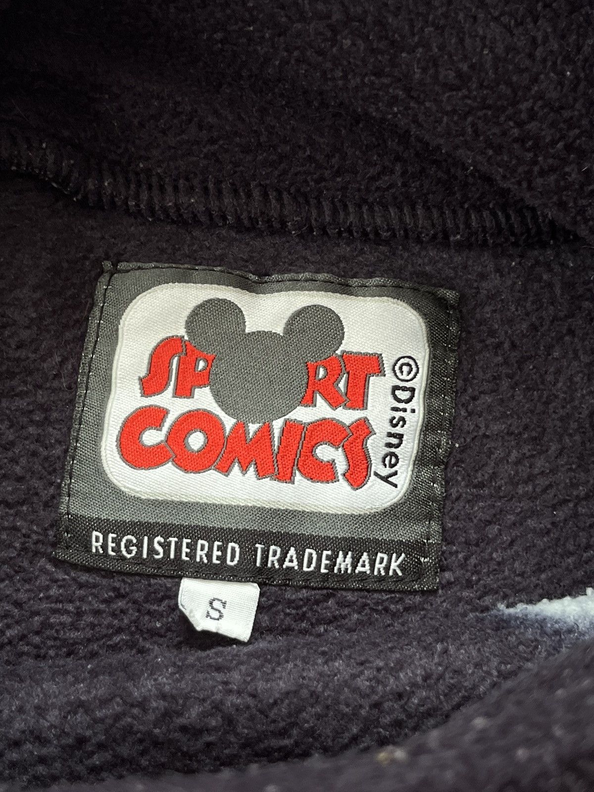 Disney 90S Sport Comics Mickey Mouse High Neck Fleece Snowboarding Size US S / EU 44-46 / 1 - 9 Thumbnail