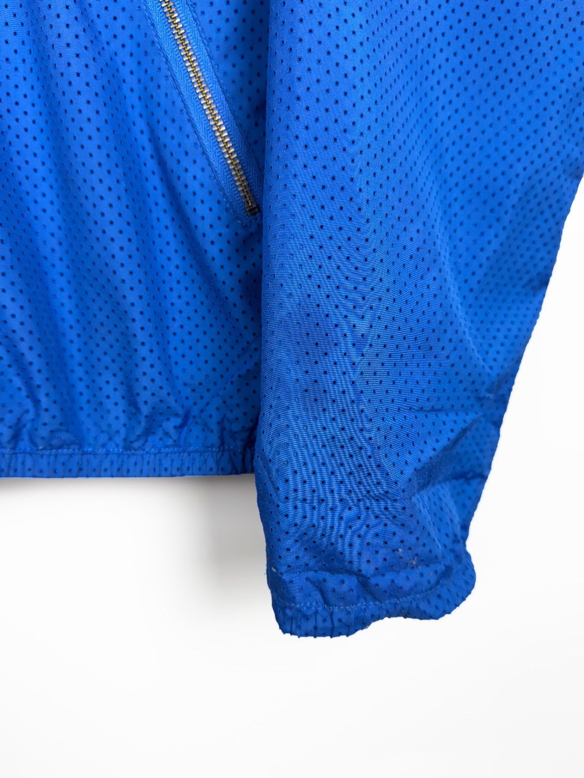 YMC YMC You Must Create Perforated Blue Double Zip Jacket Size US M / EU 48-50 / 2 - 5 Thumbnail