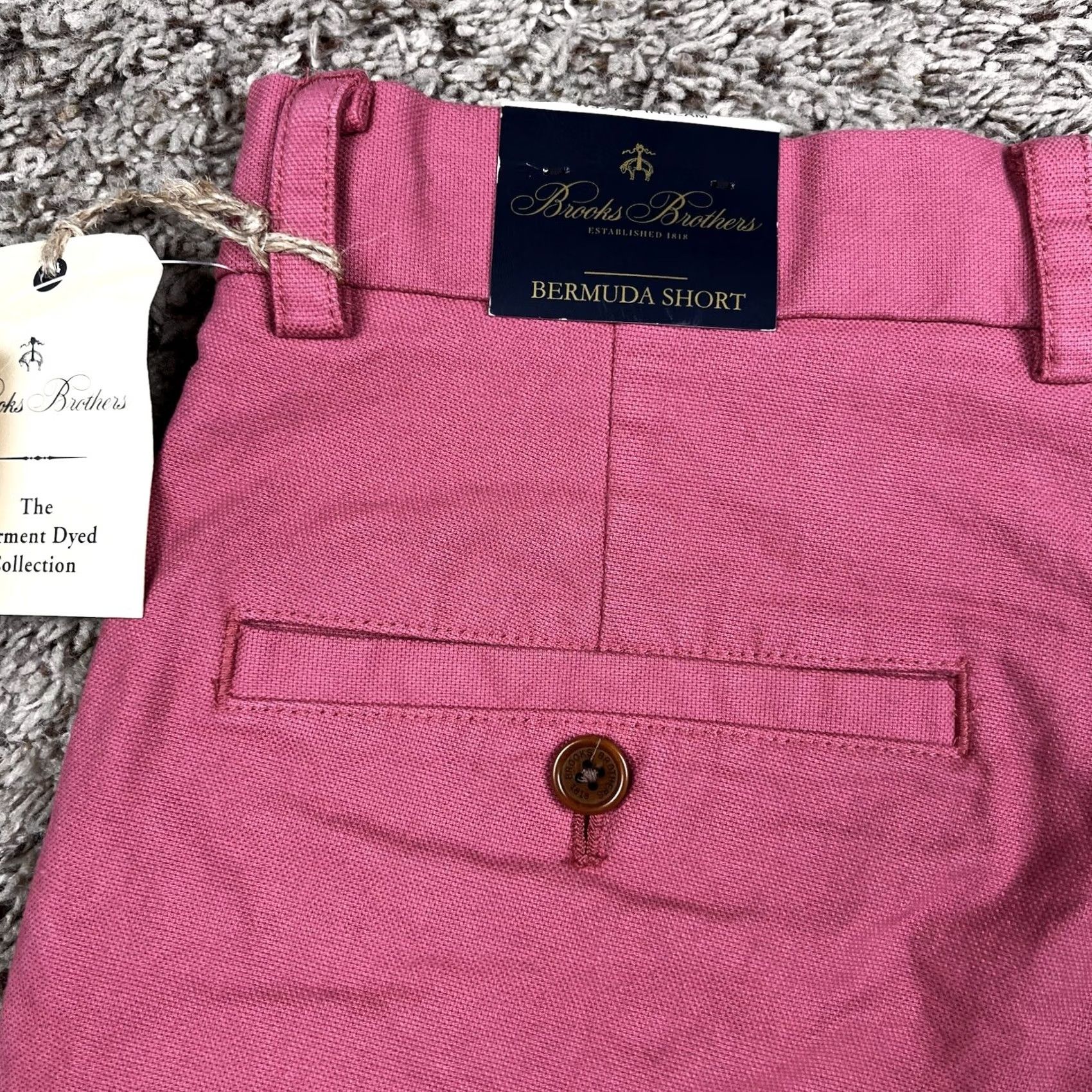 Brooks Brothers VINTAGE Brooks Brothers Bermuda Shorts Waist 32 Pink Cotton Preppy Beach? Size US 32 / EU 48 - 5 Thumbnail