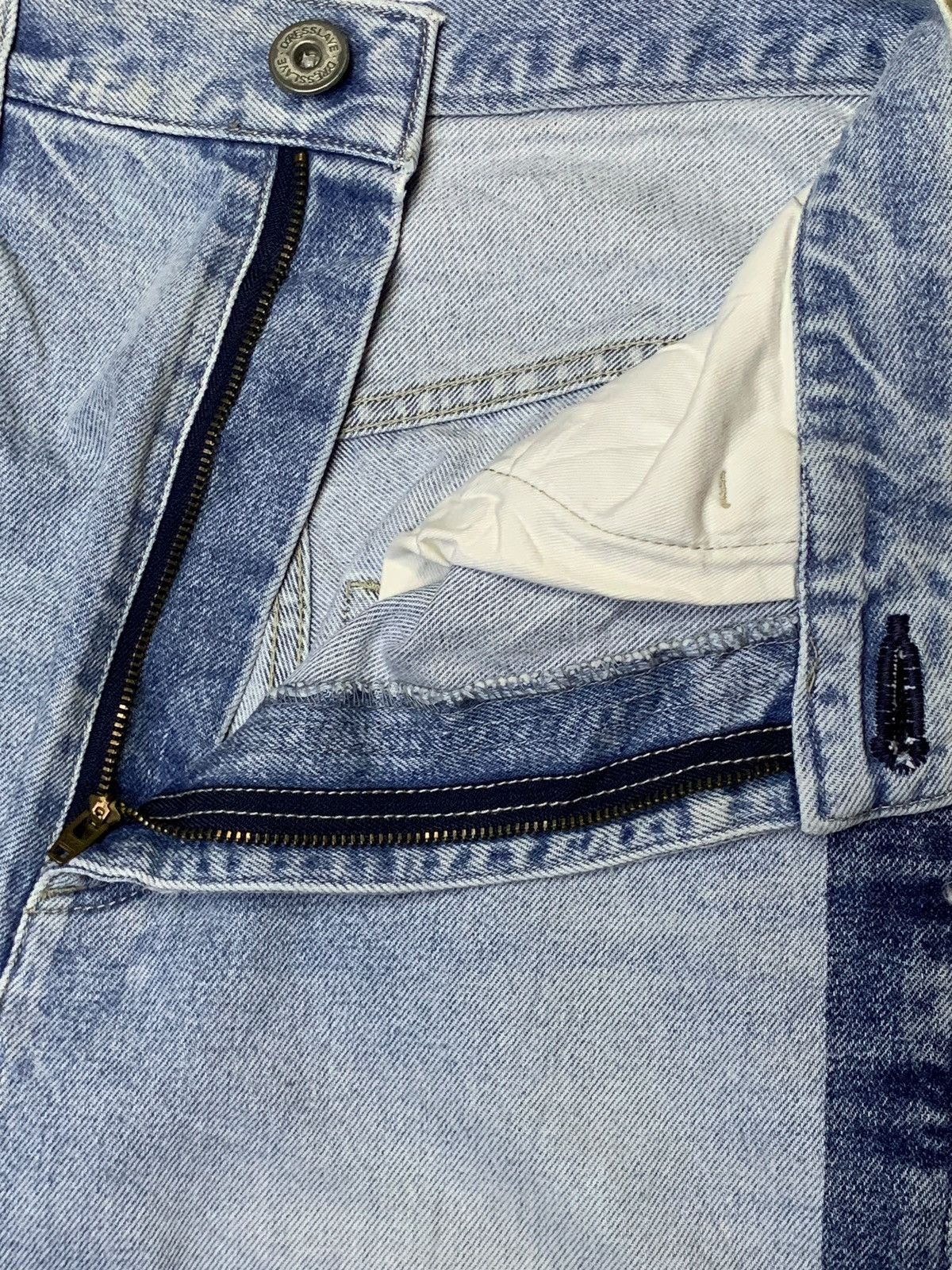 Japanese Brand Vintage Japanese Brand Light Wash Distress Wide Leg Jeans Size 25" / US 0 / IT 36 - 9 Thumbnail
