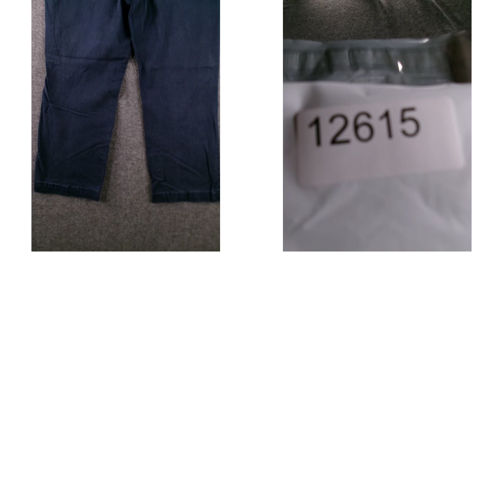 Lee Lee Pant Women 10P Petite Blue Chino Flat Front Mid Rise Casual Office Everyday Comfort Pockets Slim Straight Leg 28in Inseam Womens Size 32" / US 10 / IT 46 - 9 Thumbnail