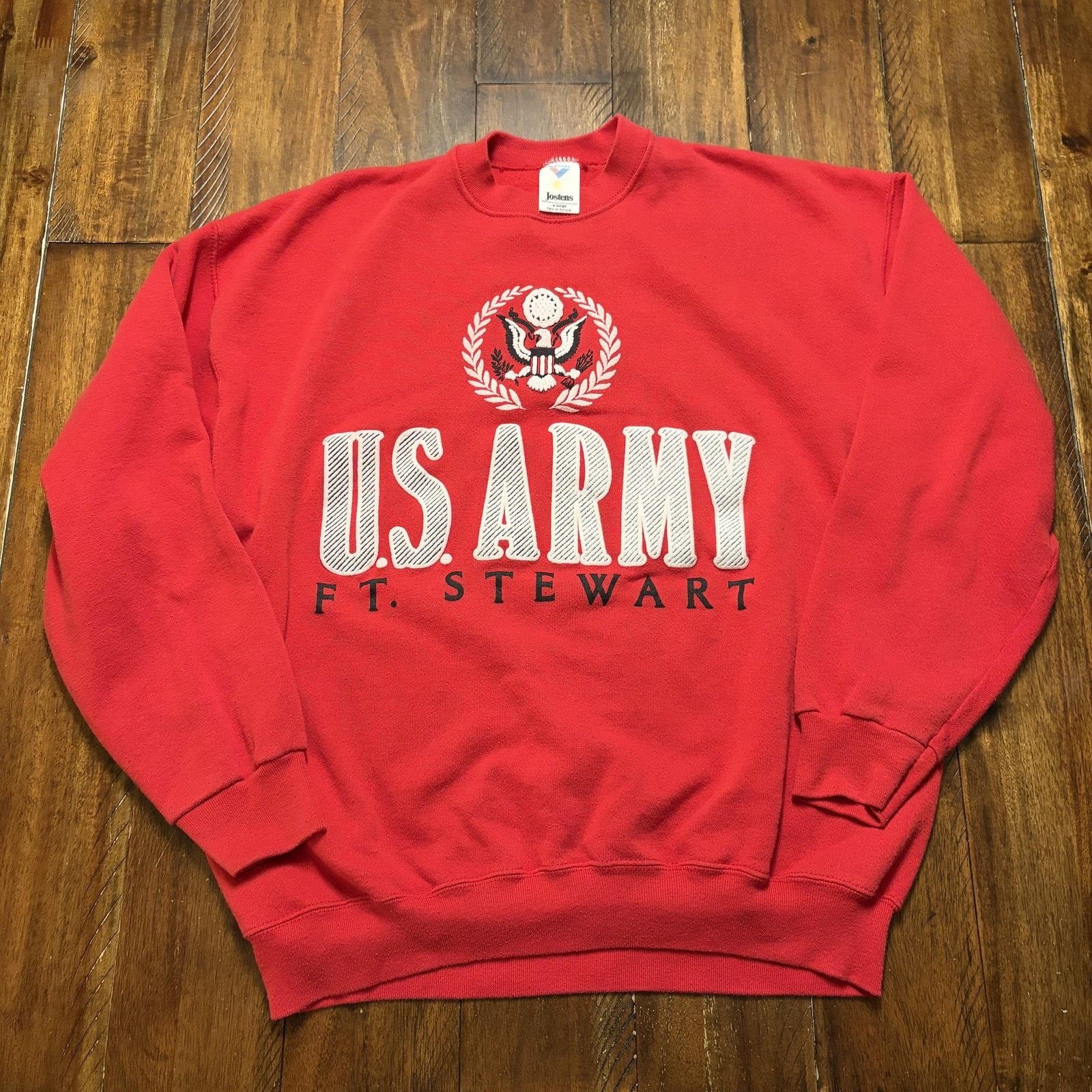 Vintage Vintage Jostens US Army Ft Stewart Sweatshirt Mens XL USA Size US XL / EU 56 / 4 - 2 Thumbnail