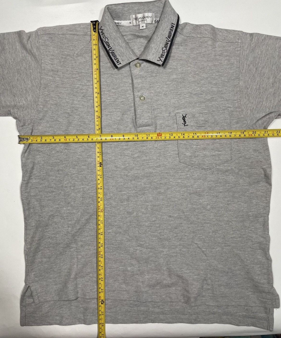 Yves Saint Laurent Vintage Yves Saint Laurent Polo shirt embroidery Size US M / EU 48-50 / 2 - 11 Thumbnail