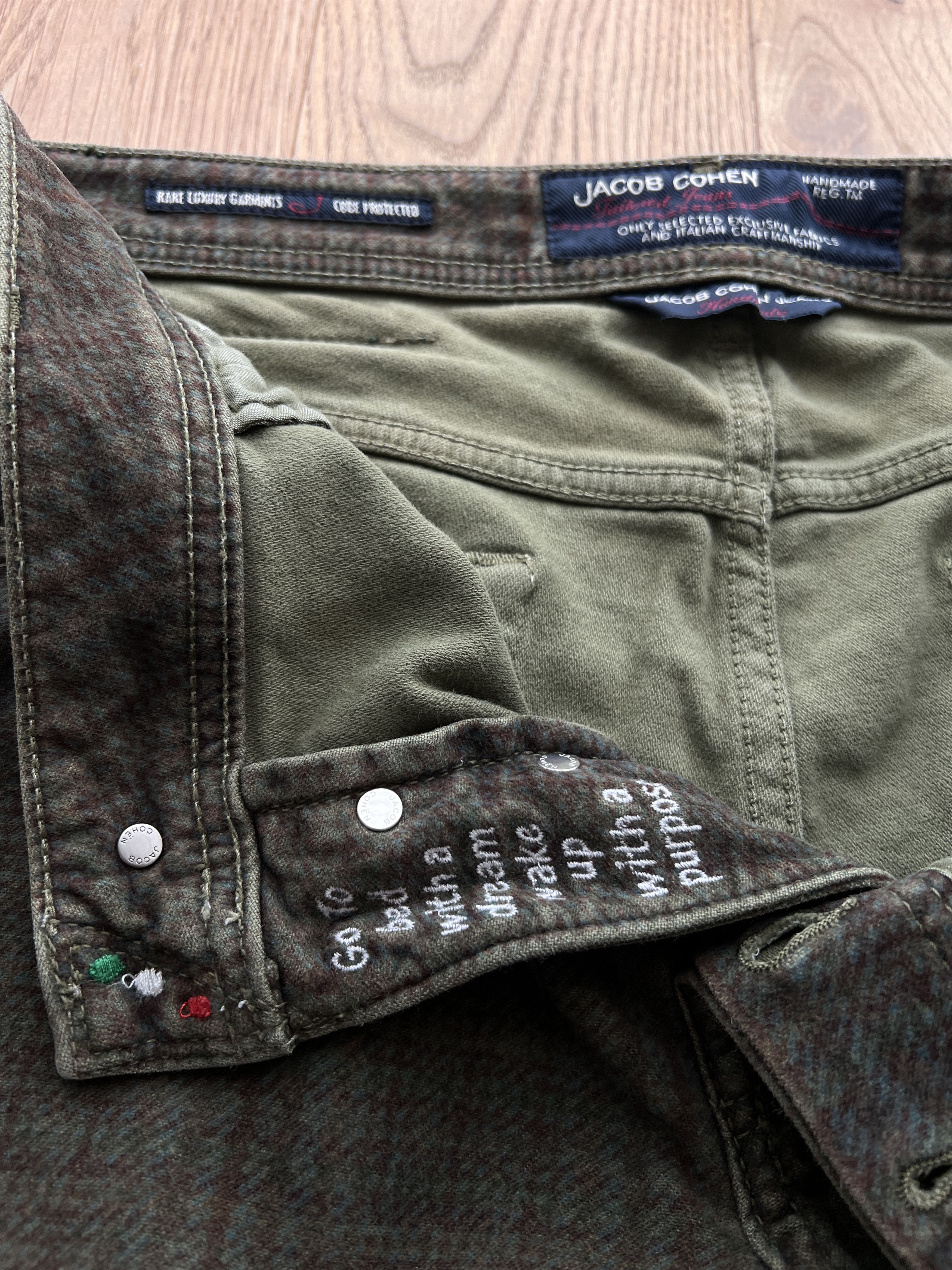 Jacob Cohen Jacob Cohën Handmade designer pants striped plaid checked Size US 35 - 17 Thumbnail