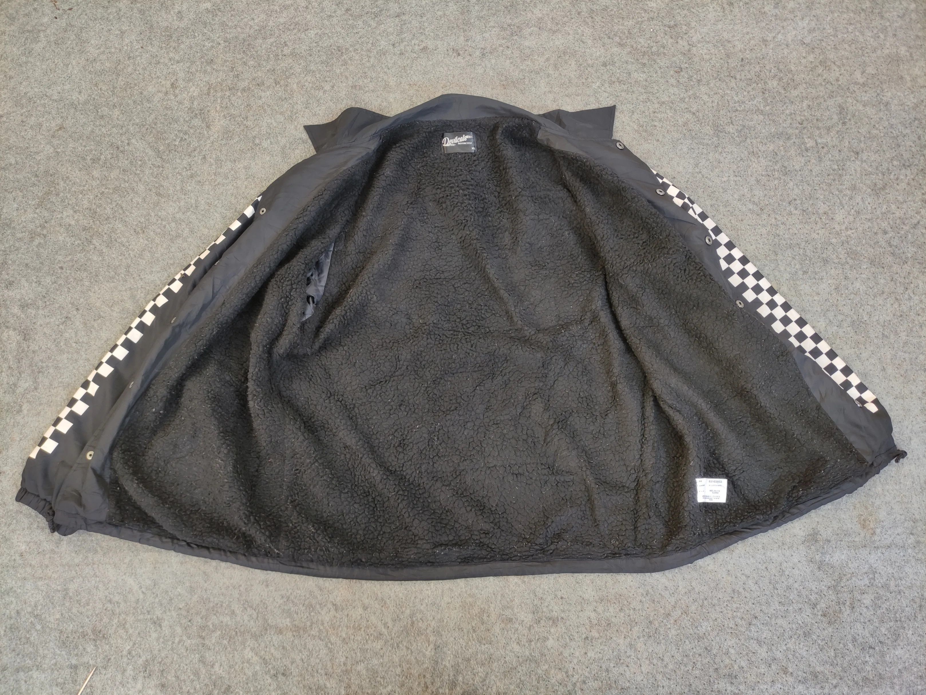 NASCAR Vintage Devilcats Motorcycle Racing Jacket J038 Size US L / EU 52-54 / 3 - 10 Thumbnail