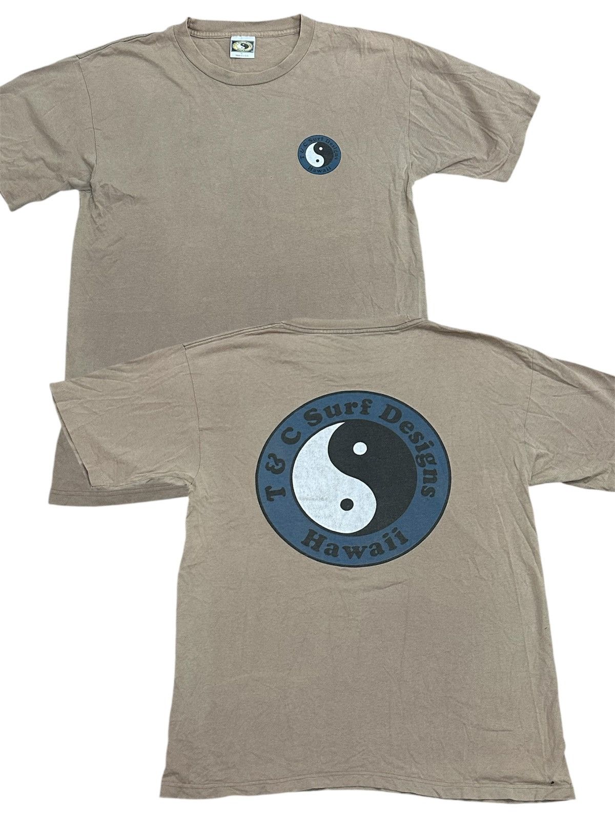 Vintage Vintage T&C Surf Design Made in Usa Single Stitch T-Shirt Size US L / EU 52-54 / 3 - 1 Thumbnail