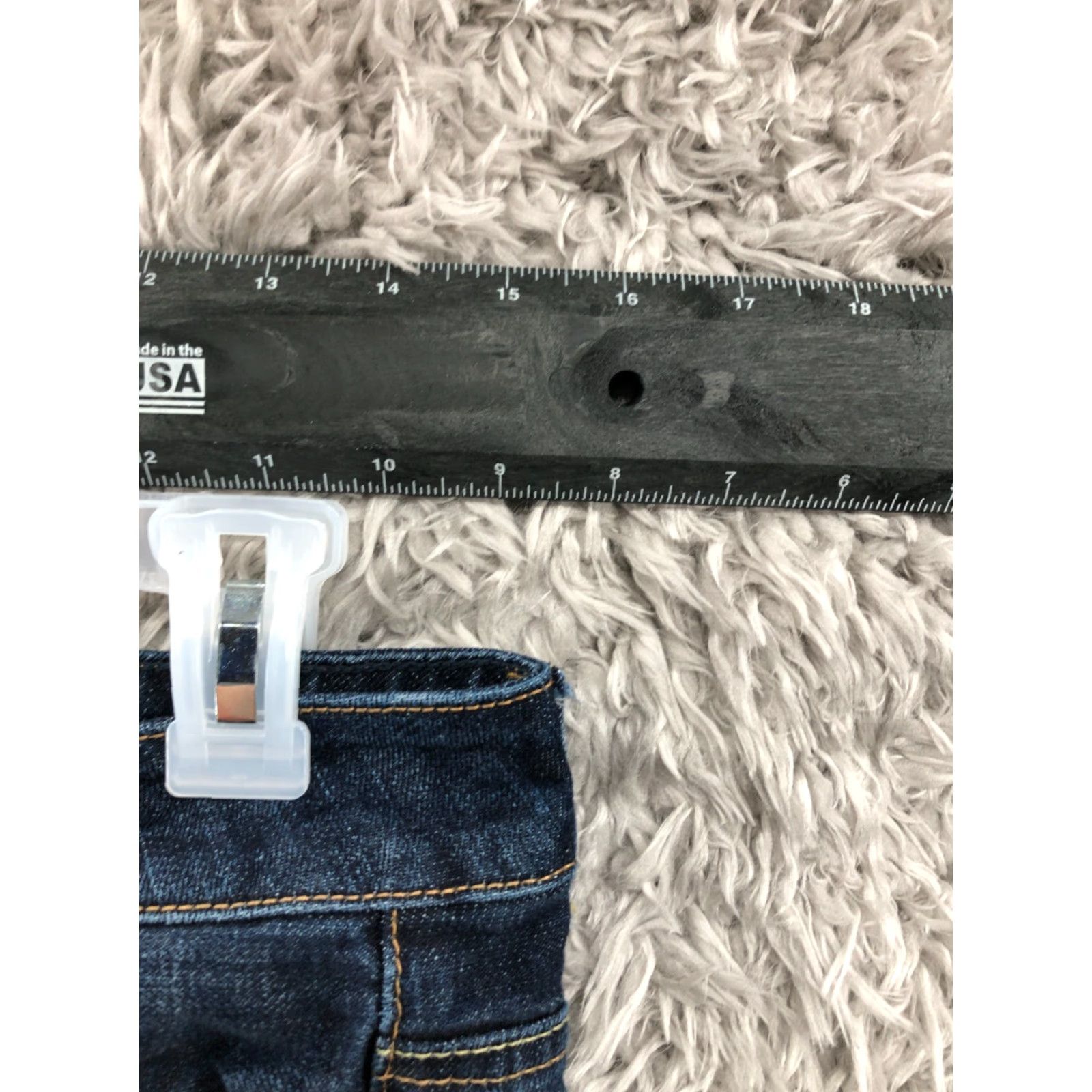 American Eagle Outfitters American Eagle Cut-off Shorts Womens Size 2 Mid Rise Dark Wash Blue Denim Jean Size 26" / US 2 / IT 38 - 2 Thumbnail