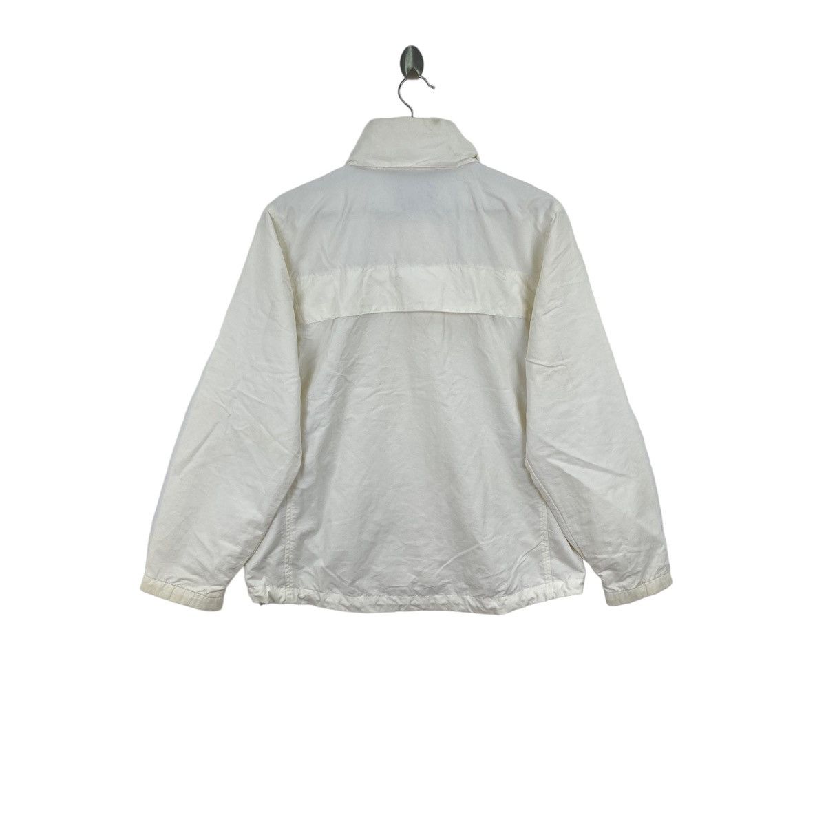 Lands' End Vintage LAND’S END Full Zipper White Bomber Jacket Size US M / EU 48-50 / 2 - 2 Thumbnail