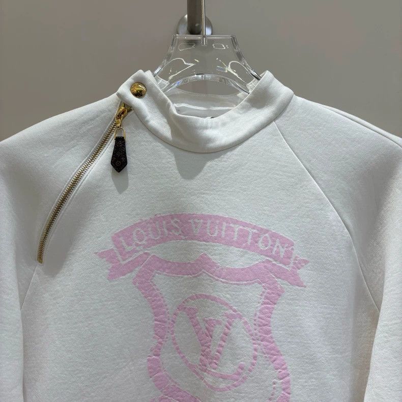 Louis Vuitton Louis Vuitton Cotton half-zip monogram logo sweatshirt Size US L / EU 52-54 / 3 - 3 Thumbnail