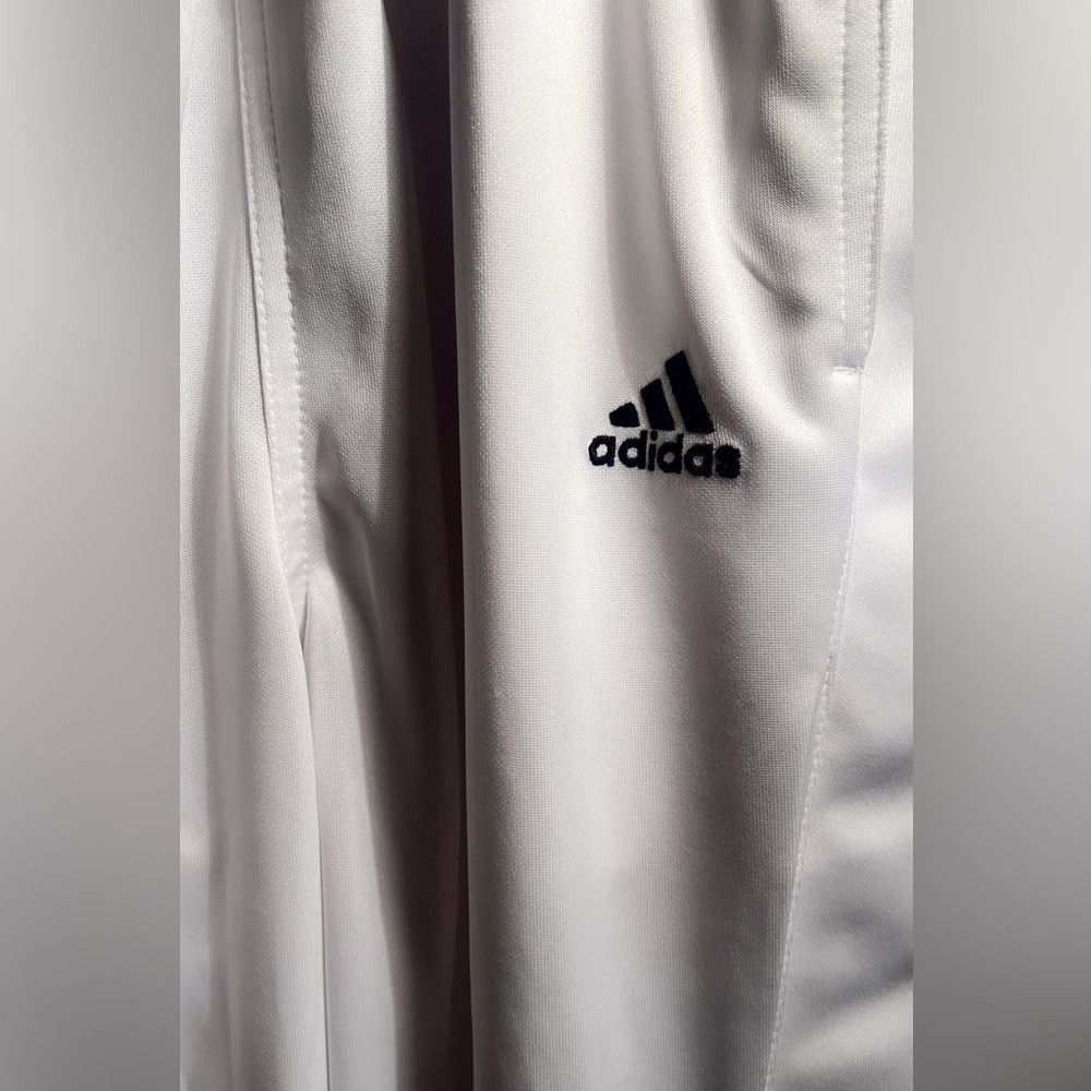 Adidas Adidas Toronto Raptors white warmup athletic tearaway pants Size US 34 / EU 50 - 3 Thumbnail