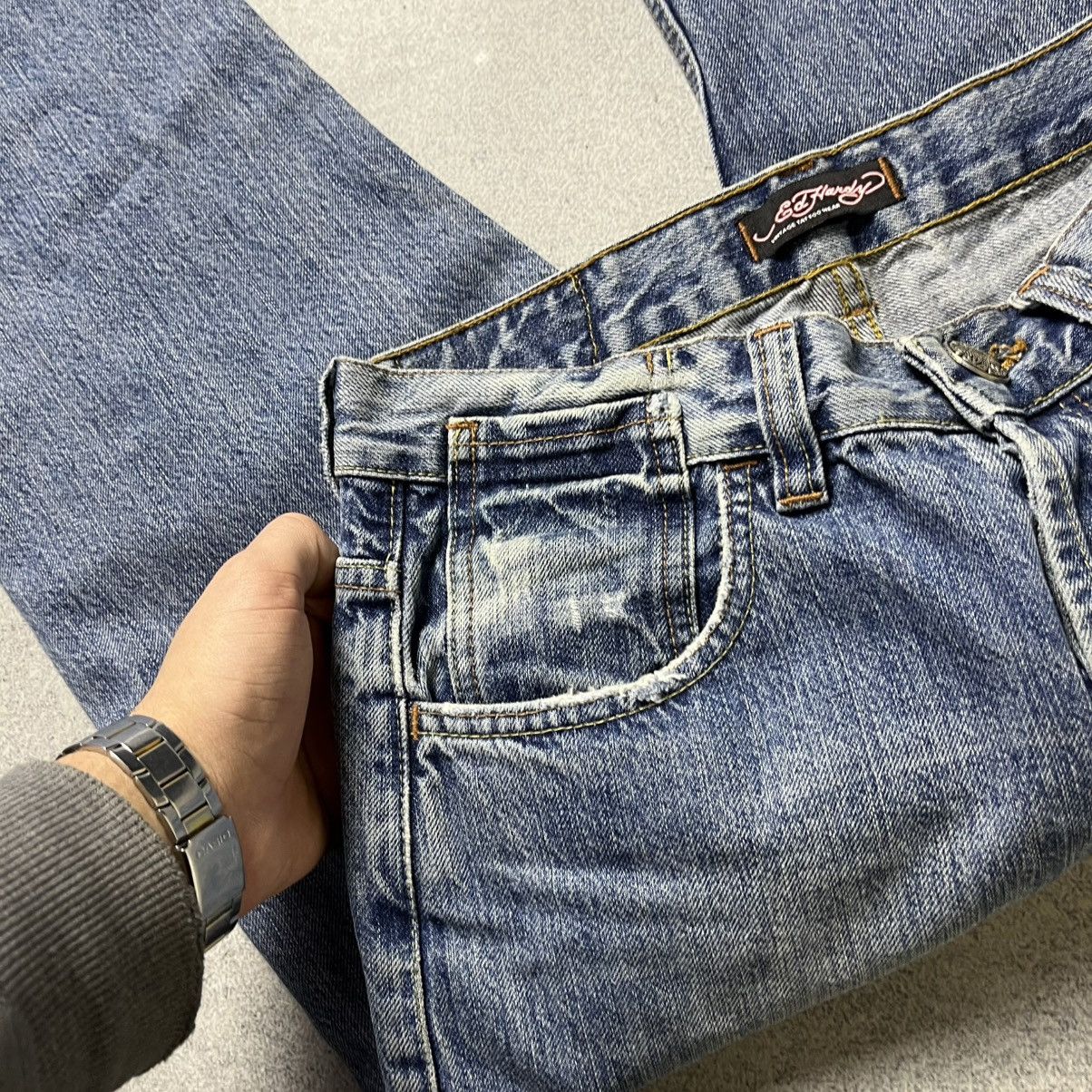 Ed Hardy Vintage Ed Hardy Jeans Baggy Japanese Y2K Size US 31 - 7 Thumbnail