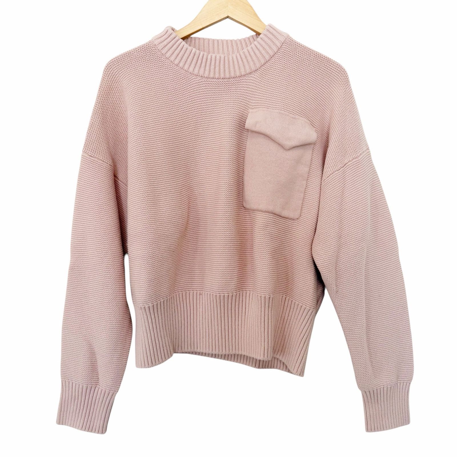 Varley Varley Menlo Light Pink Sweater Sz L Size L / US 10 / IT 46 - 1 Thumbnail