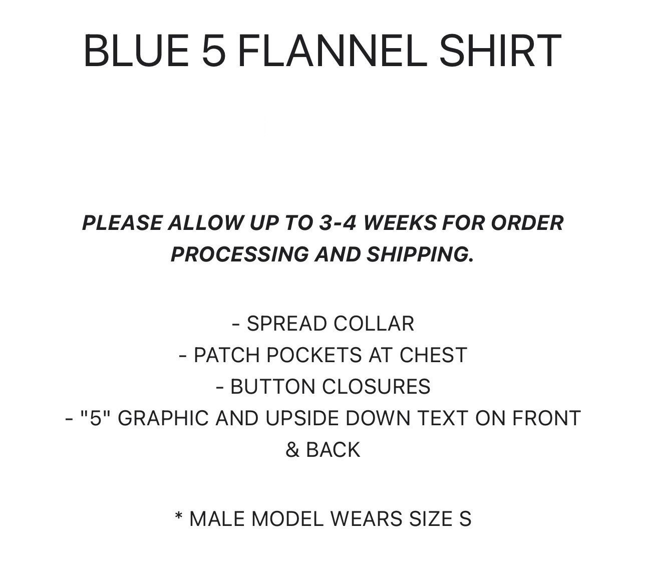 Sp5der SP5DER Blue 5 Flannel Shirt Size US M / EU 48-50 / 2 - 9 Thumbnail