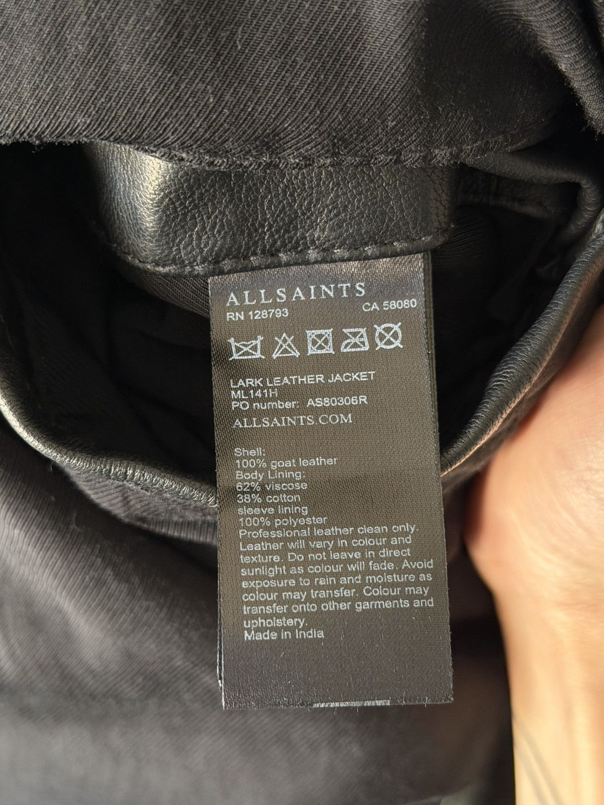 Allsaints $650 Lark Leather Jacket S Size US M / EU 48-50 / 2 - 7 Thumbnail