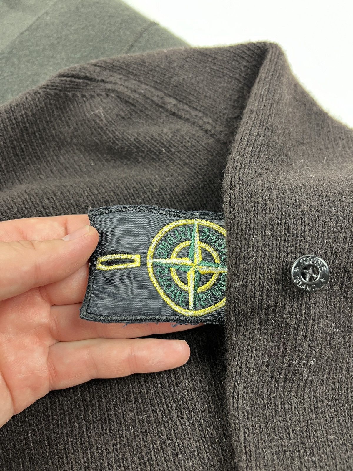 Stone Island × Vintage Vintage AW’06🔥Stone Island Wool Knitwear Sweater Hoodie Size US XL / EU 56 / 4 - 9 Thumbnail