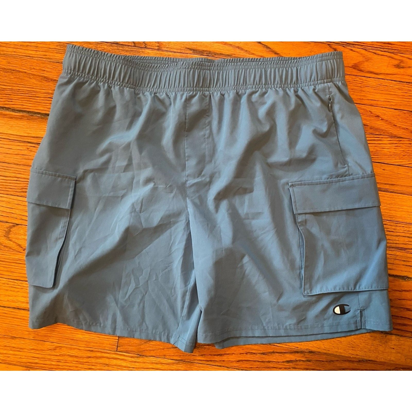Champion Champion Shorts Pull On Men’s XXL Blue Zip Pockets Size US 38 / EU 54 - 2 Thumbnail