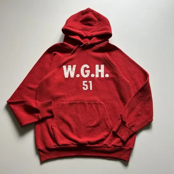 Vintage Vintage 70s Basic Hoodie Medium Made In USA H Wolf & Sons Size US M / EU 48-50 / 2 - 1 Thumbnail