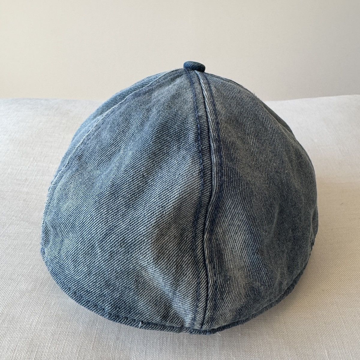 Supreme SUPREME DENIM 6 PANEL CAP CURSIVE LOGO EMBROIDERED Size ONE SIZE - 5 Thumbnail