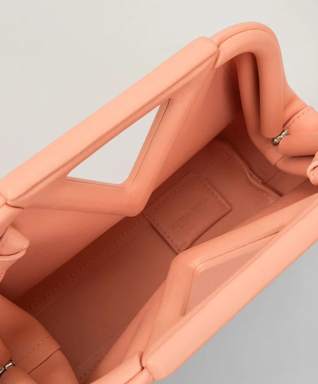 Bottega Veneta o1loc1c0724 Size: OS / 658476 Patch Leather Mini Bag Peach Size ONE SIZE - 5 Thumbnail