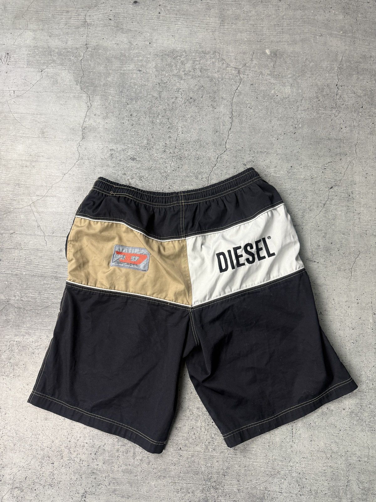 Diesel Vintage Diesel Mens Shorts Evisu Styled Strip Size US 34 / EU 50 - 3 Thumbnail