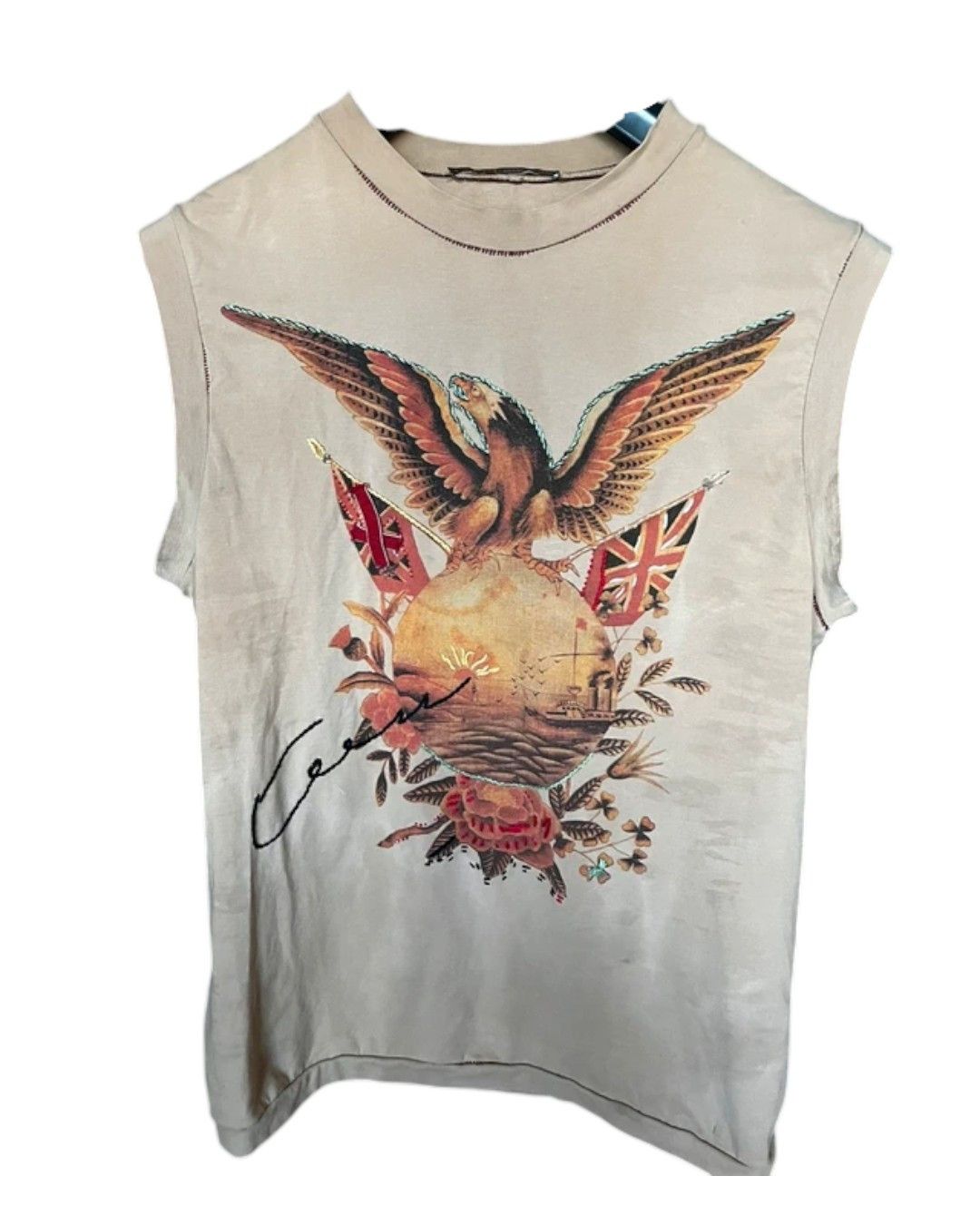 Roberto Cavalli S/S 2003 RARE ENGLAND PRINT TANK TOP Size US S / EU 44-46 / 1 - 1 Thumbnail