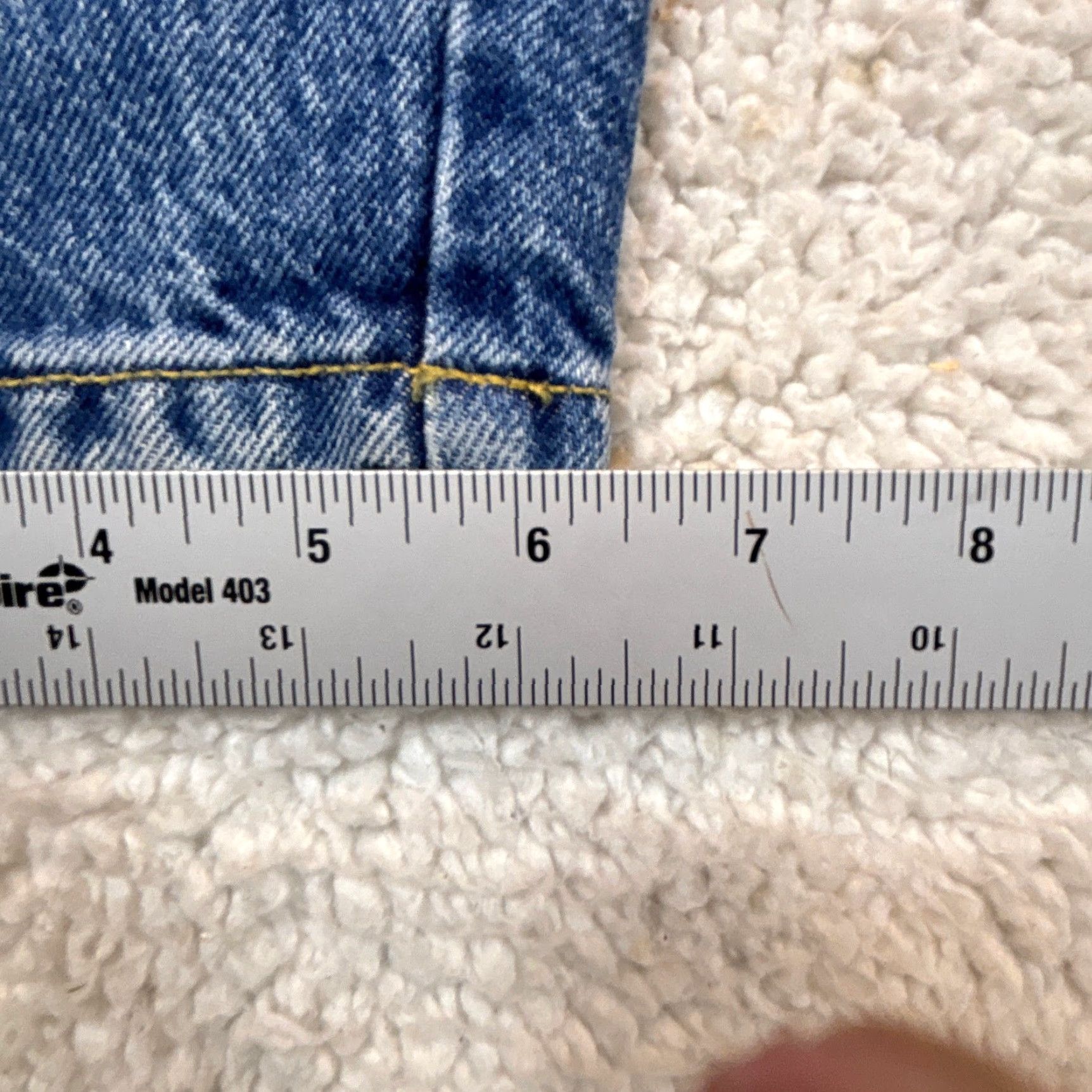 Vintage VINTAGE SOON Georges Marciano Jeans Womens 32 Blue Denim Tapered High Rise USA Size 27" / US 4 / IT 40 - 7 Thumbnail