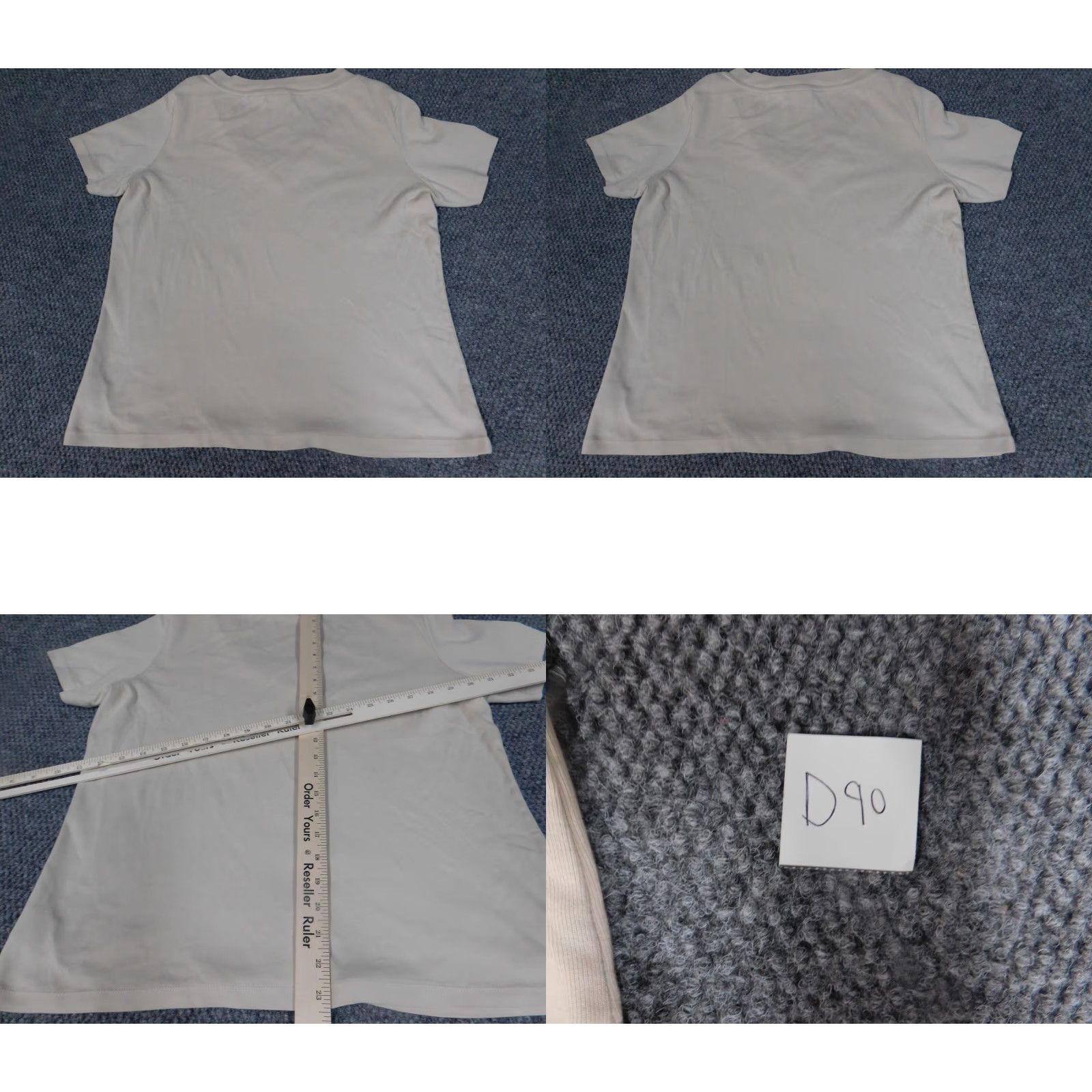 Vintage St. John's Bay Blouse Shirt Womens M Beige Pullover Short Sleeve Crew Neck Polyester Rayon Stretch Casual Button Size M / US 6-8 / IT 42-44 - 8 Thumbnail