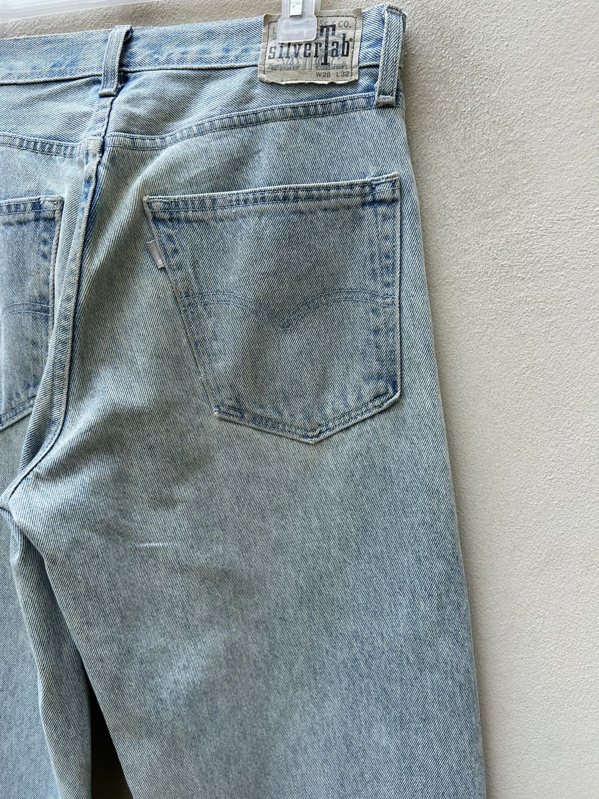 Levi's Vintage Levi’s Silvertab Dirty Mud Denim Baggy Jeans Size US 30 / EU 46 - 19 Thumbnail