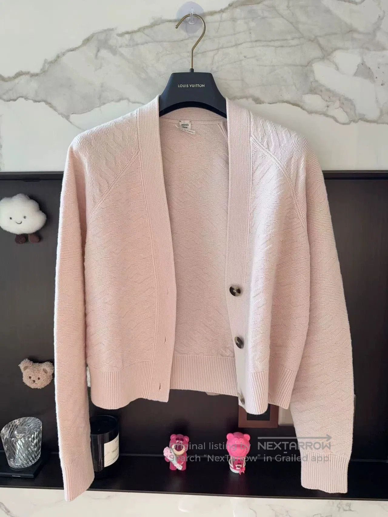 Hermes Hermes Pink Cardigan Sweater Coat Size 36. Size US M / EU 48-50 / 2 - 1 Thumbnail