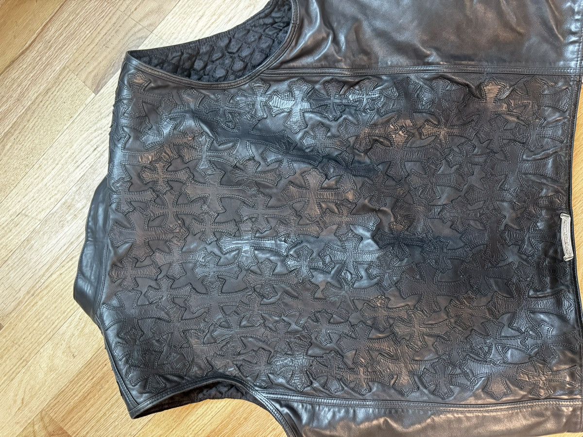 Chrome Hearts Fully loaded cross leather vest Size US M / EU 48-50 / 2 - 5 Thumbnail