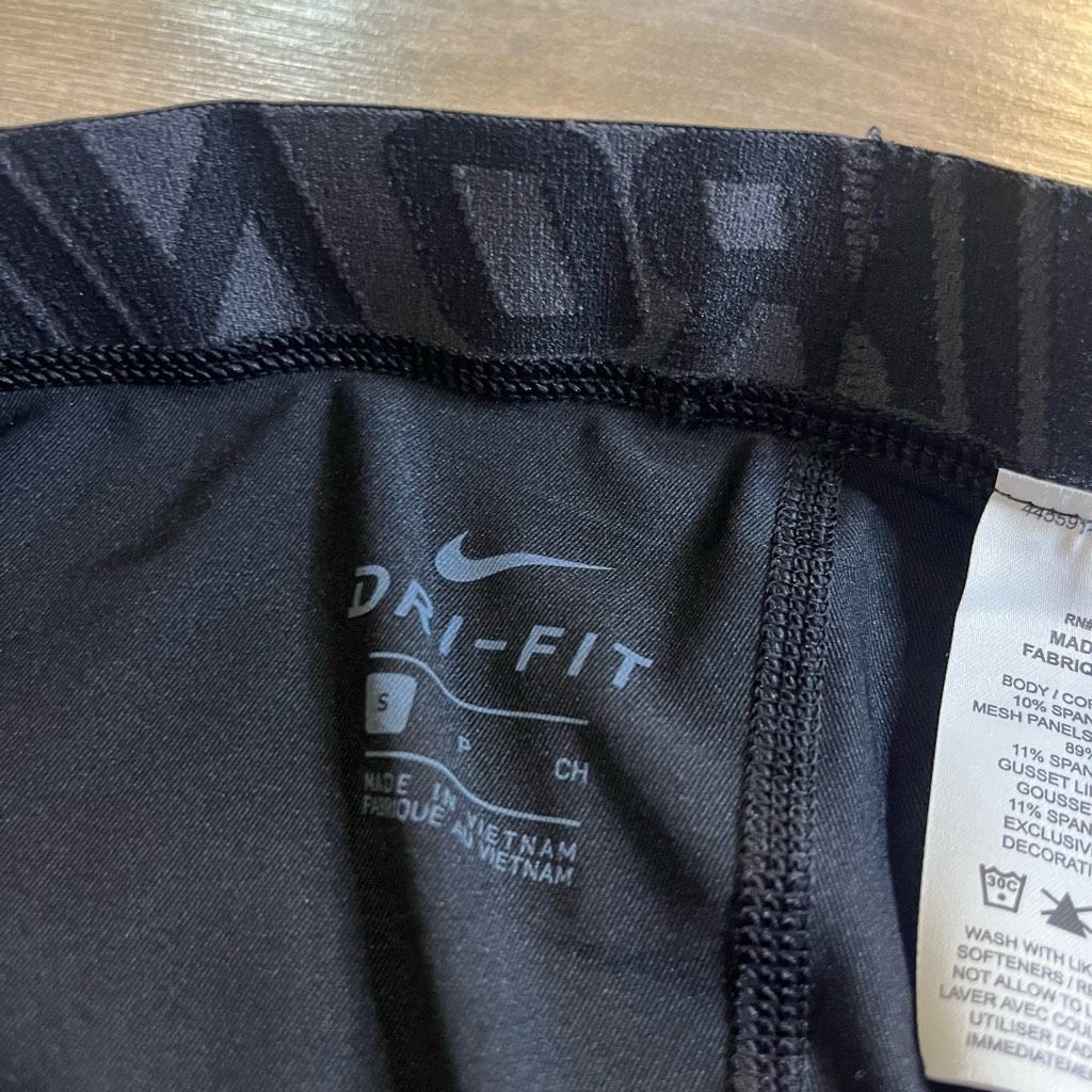 Nike Nike Black Athletic Leggings Men Small Bin L-116 Size US 32 / EU 48 - 3 Thumbnail