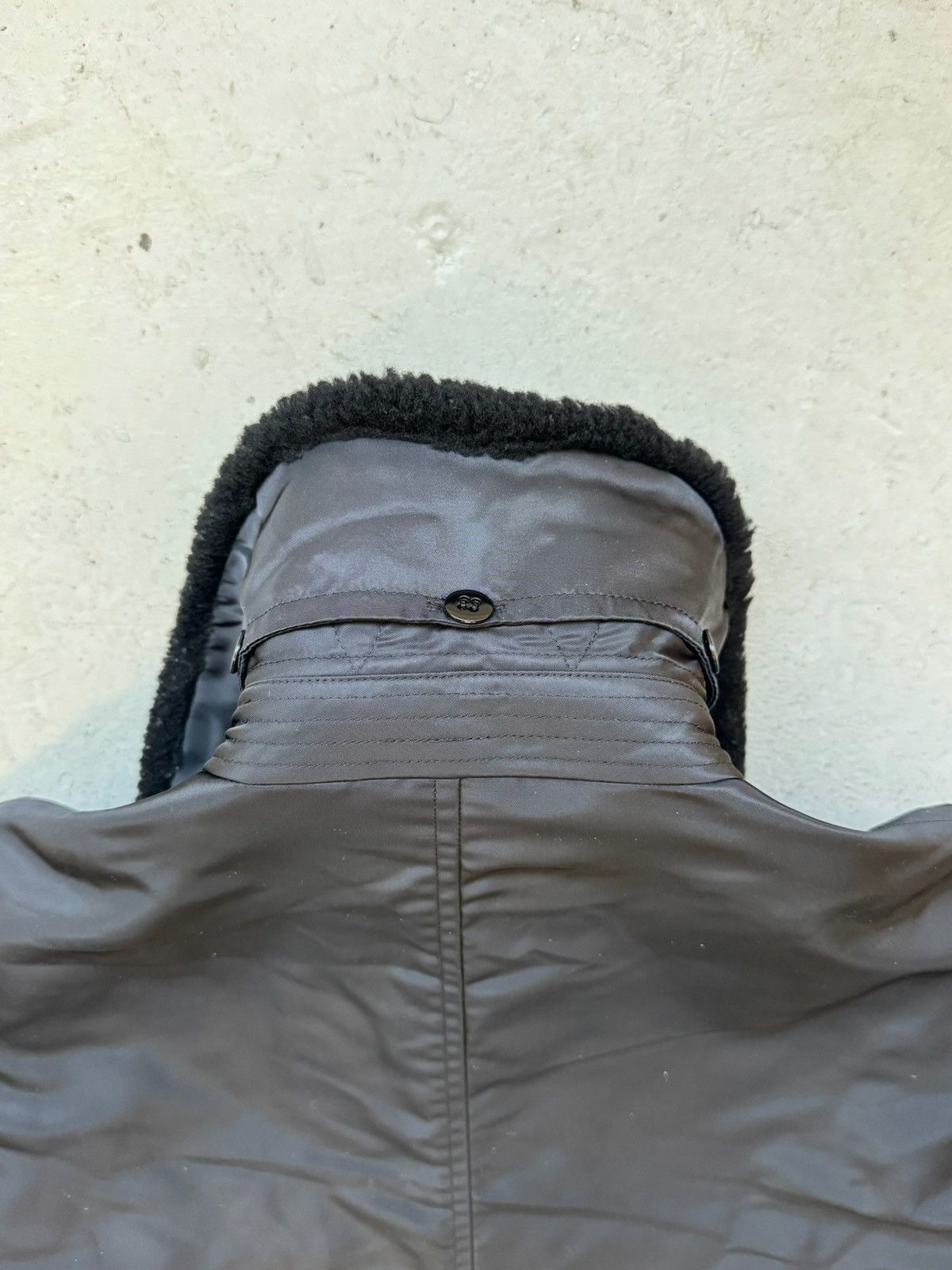 Comme des Garcons Homme Comme Des Garcons Homme AD2001 Fur Collar Coat Size US M / EU 48-50 / 2 - 6 Thumbnail